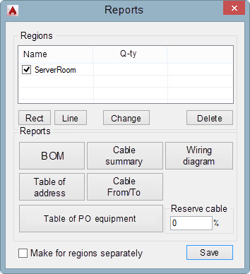 Reports in AutoCAD customization for CAD Systems
